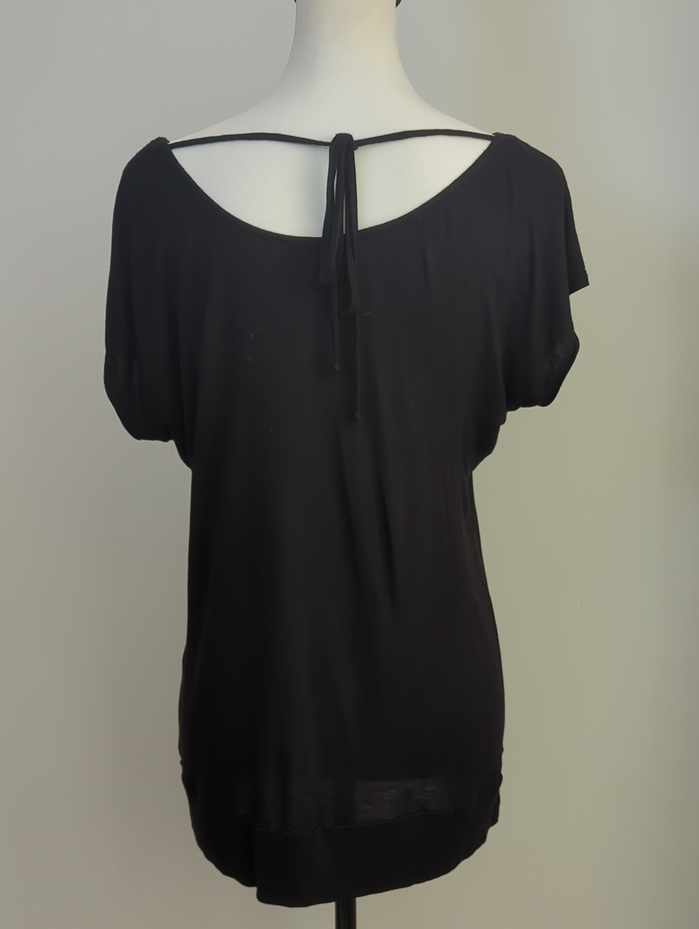 Apt 9 Black Sleeveless Studded Faux Statement Necklace Top LARGE - Picture 7 of 14